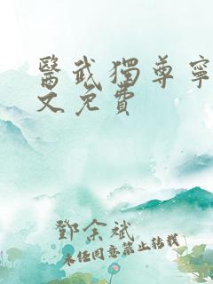 医武独尊宁天全文免费