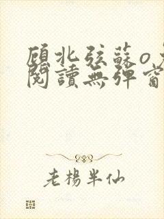 顾北弦苏o免费阅读无弹窗笔趣阁