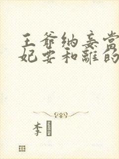 王爷纳妾当天王妃要和离的小说