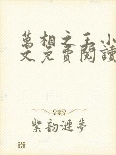 万相之王小说全文免费阅读无弹窗