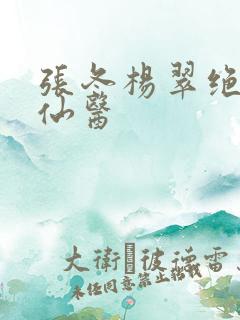 张冬杨翠绝世小仙医