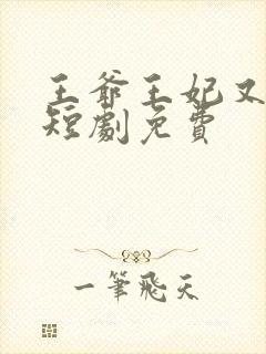 王爷王妃又演上短剧免费