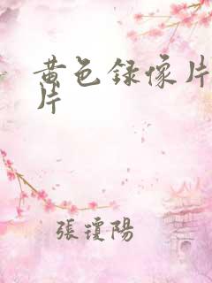 黄色录像片一级片