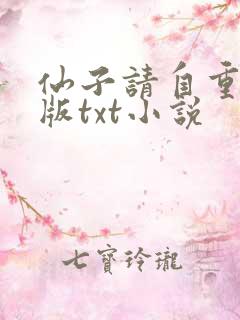 仙子请自重精校版txt小说