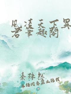 风凌天下异世邪君笔趣阁