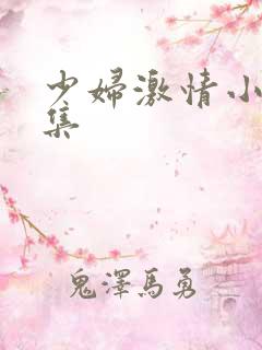 少妇激情小说合集