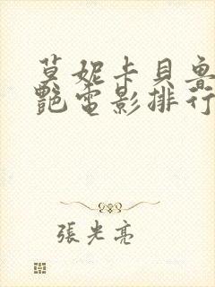 莫妮卡贝鲁奇惊艳电影排行