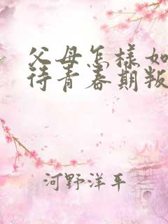 父母怎样如何对待青春期叛逆的孩子
