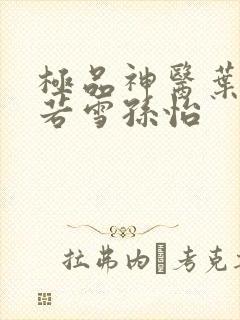 极品神医叶辰夏若雪孙怡