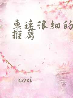 车速很细的小说推荐
