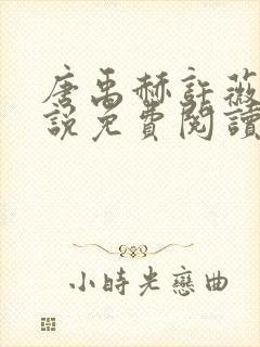 唐禹赫许薇澜小说免费阅读无弹窗