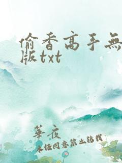 偷香高手无删减版txt