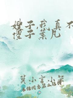 嫂子,我真不是傻子叶凡