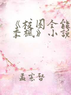 《校园全能高手季枫》小说