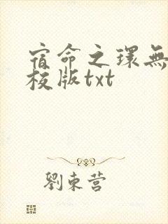 宿命之环无错精校版txt
