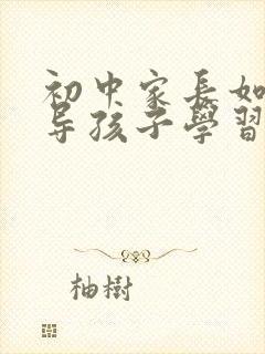 初中家长如何引导孩子学习
