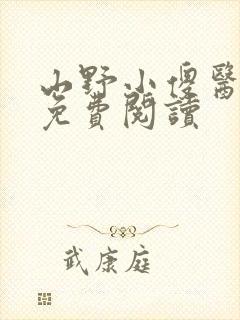 山野小傻医正版免费阅读