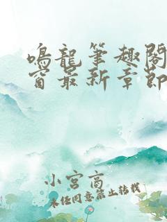 鸣龙笔趣阁无弹窗最新章节