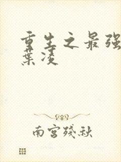 重生之最强仙帝叶凌