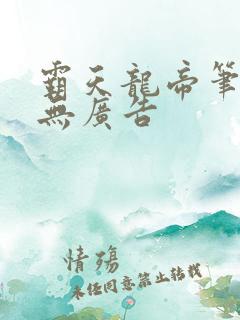 霸天龙帝笔趣阁无广告
