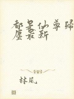 都是仙尊归来洛尘最新