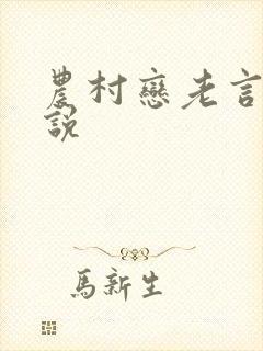 农村恋老言情小说