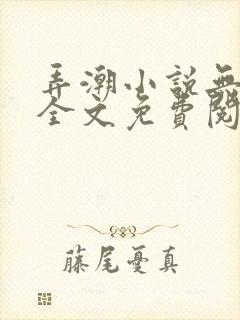 弄潮小说无删减全文免费阅读