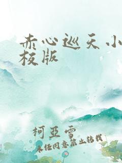 赤心巡天小说精校版