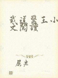 武道医王小说全文阅读