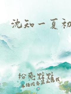 沈知一夏初禾