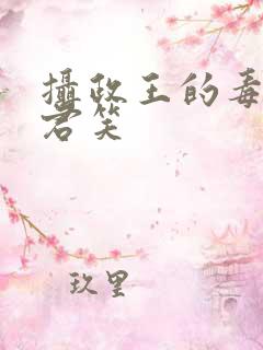 摄政王的毒妃千君笑