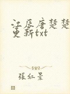 江辰唐楚楚最新更新txt