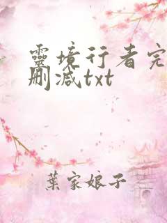 灵境行者完整无删减txt