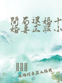 开局退婚十个未婚妻正版小说