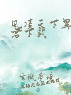 风凌天下异世邪君下载