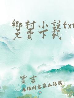 乡村小说txt免费下载