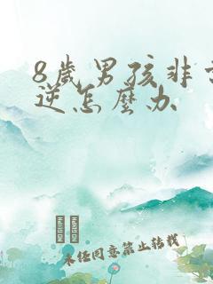 8岁男孩非常叛逆怎么办