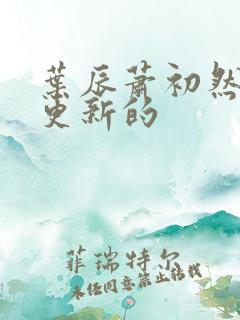 叶辰萧初然今天更新的
