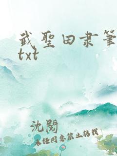 武圣田隶笔趣阁txt