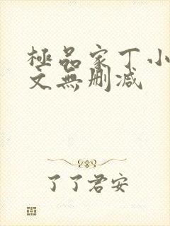 极品家丁小说全文无删减