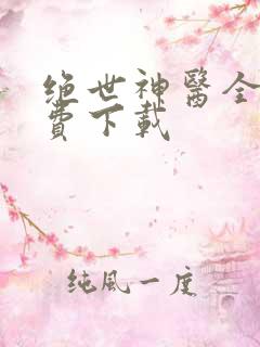 绝世神医全本免费下载
