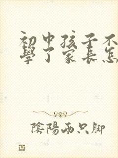 初中孩子不想上学了家长怎么办