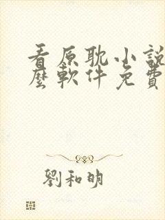 看原耽小说用什么软件免费的