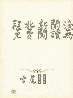 段北斯闻浅全文免费阅读无弹窗笔趣阁