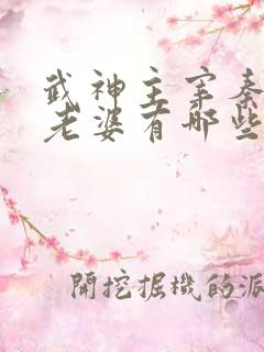 武神主宰秦尘的老婆有哪些