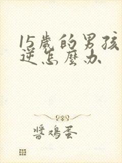 15岁的男孩叛逆怎么办