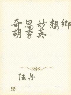 奇思妙想乡村情胡秀英