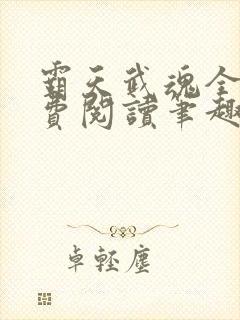 霸天武魂全文免费阅读笔趣阁