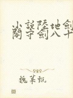 小说陆地剑仙剑阁守剑八十年全本免费下载