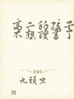 高二的孩子厌学不想读书了咋办